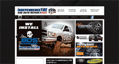 Desktop Screenshot of independence-tire.com